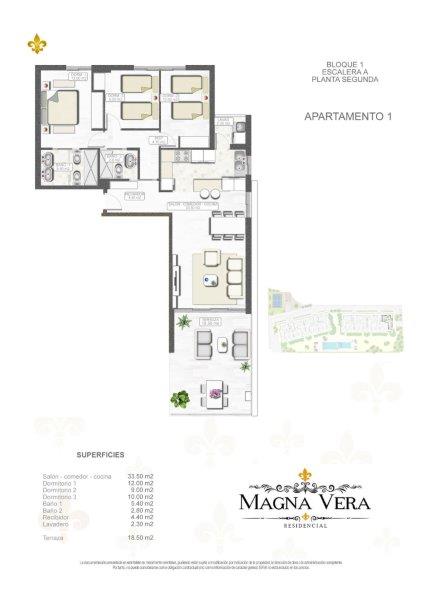 Nieuwbouw te koop Playa Vera Residencia Magna  Almeria